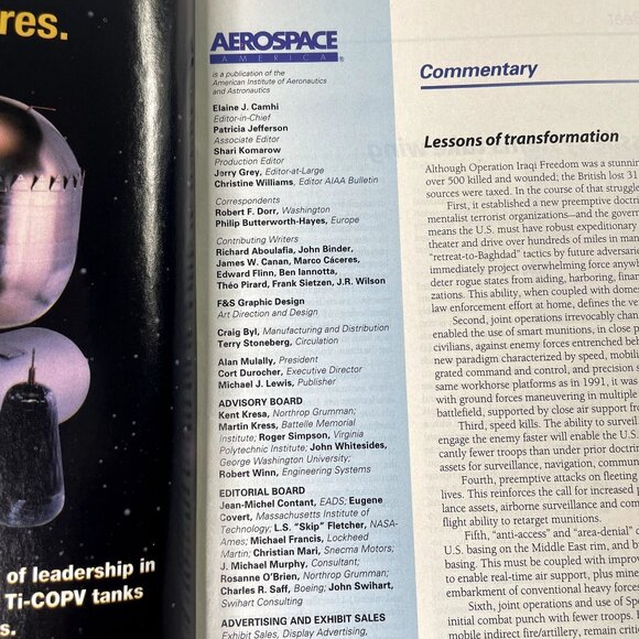 Aerospace America Magazine u July 2003 Vol 41  No 7 A400M - Picture 4 of 4